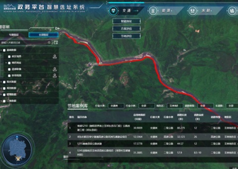 助力沉大项目早落地，湖南率先实现节地分析智能化 