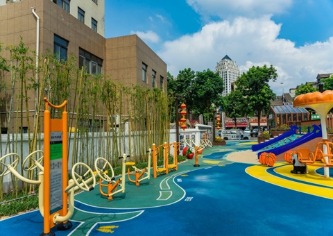 “口袋公园” 装满民生幸福 截至六月底，沉庆“口袋公园”今年开工八十八个、建成六十四个